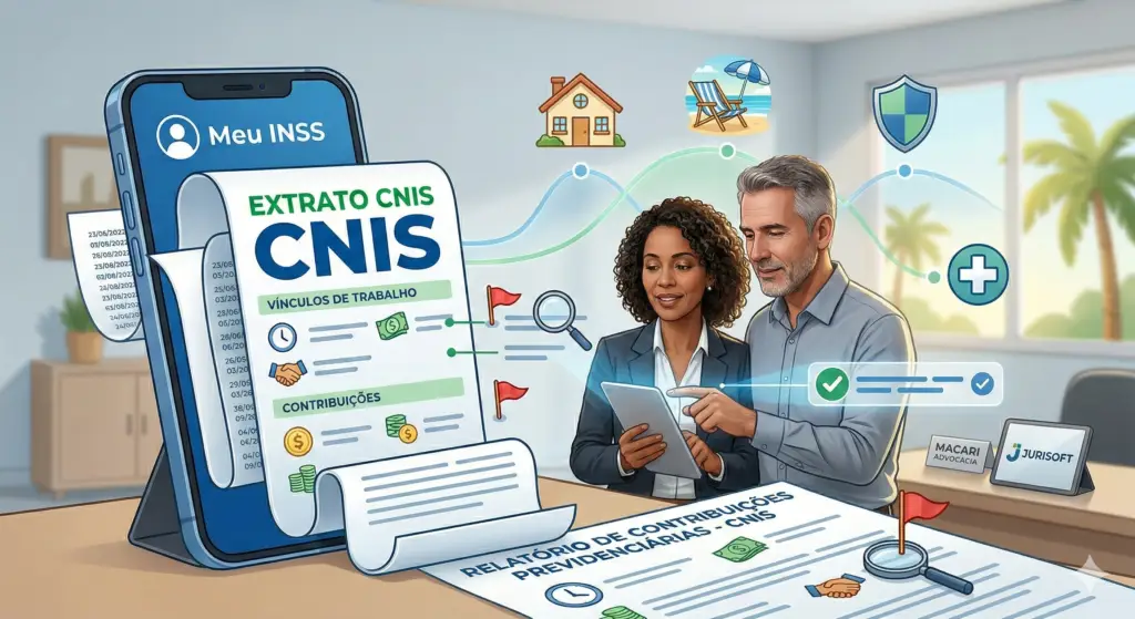 CNIS correto a importancia para a aposentadoria